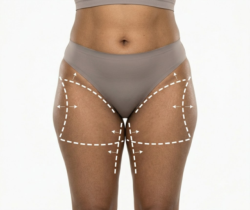 Liposuction-Assisted Thigh Contouring in Surat at Elegance Clinic